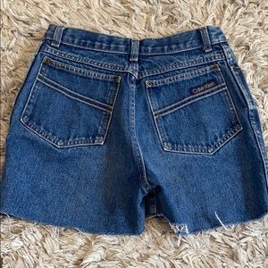 vintage calvin klein high waisted shorts